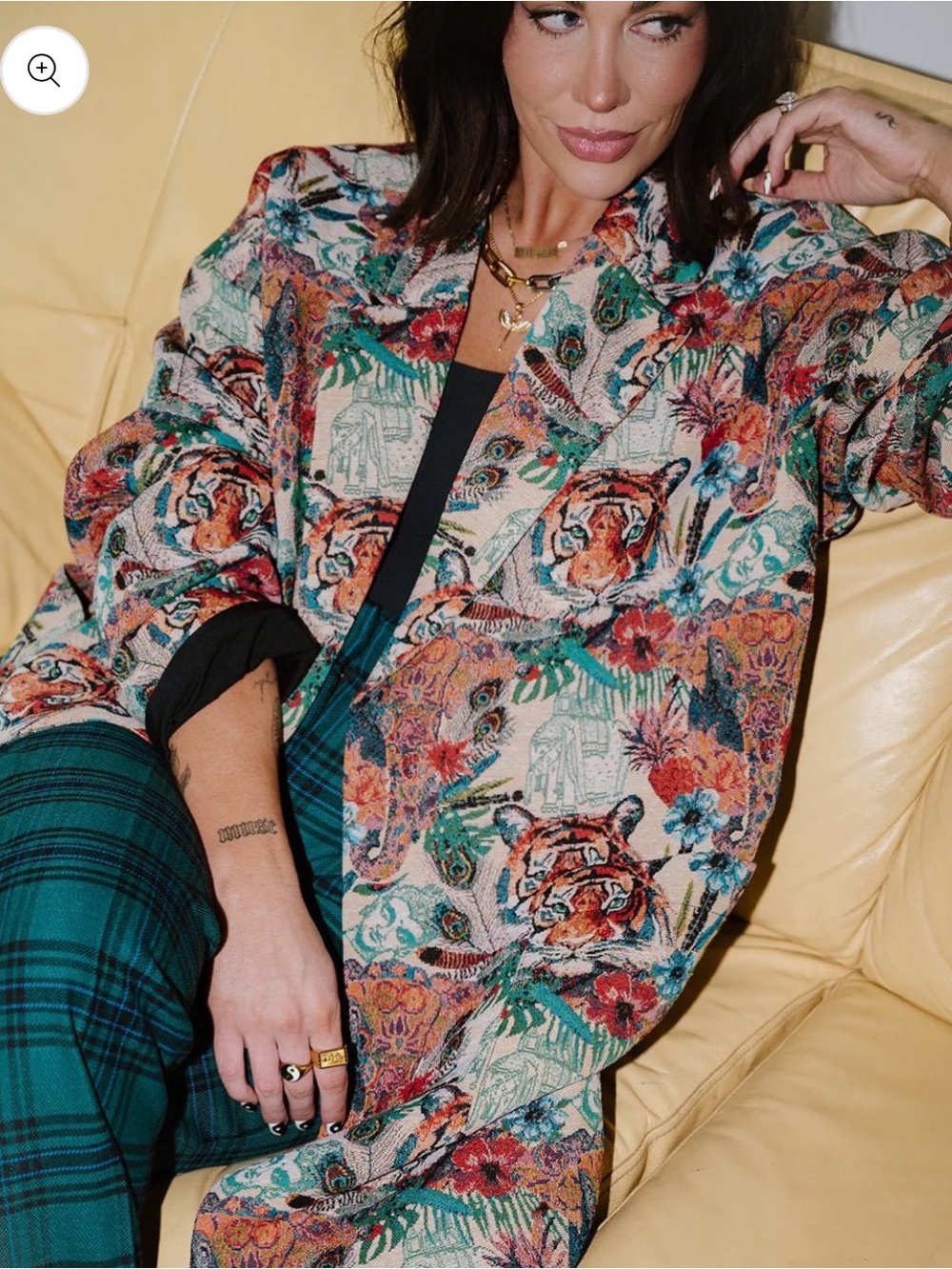 Scorpio Coat in Wild Soul Jaquard L/XL